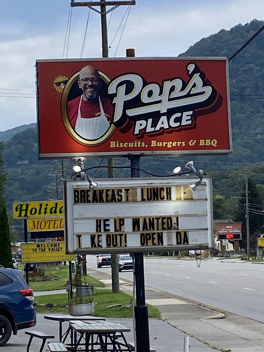 Pop's Biscuits, Burgers